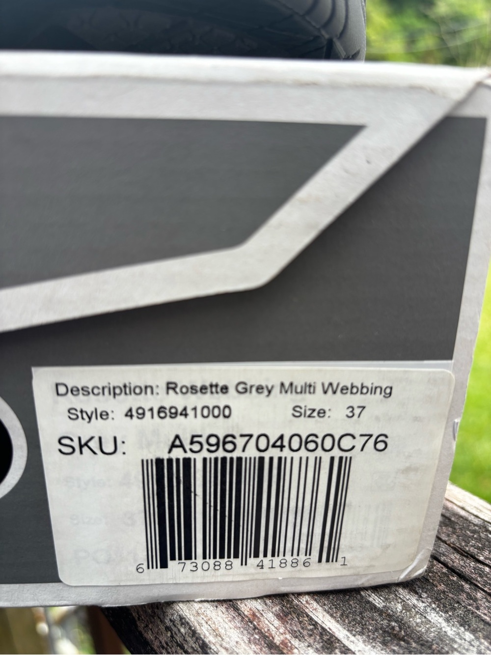 Dansko Rosette gray web strappy comfort sport sandals new in box euro 37 6.5-7 - Picture 14 of 16